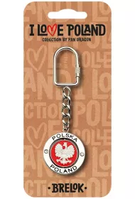 Brelok I love Poland