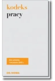 KP Kodeks pracy. Stan prawny na 01.09.2015