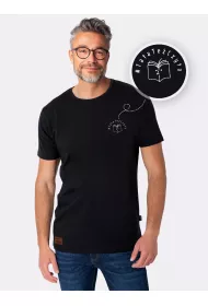 Koszulka mska czarna Nadwyraz.com x #TataTeCzyta M