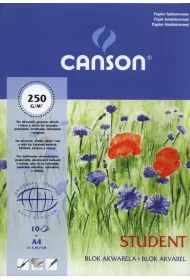 Canson Blok do akwareli A4 250 g, 10 arkuszy 10 kartek