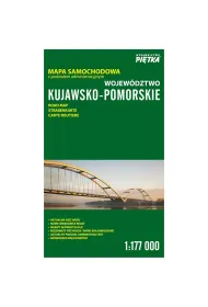 Wojew�dztwo kujawsko-pomorskie mapa samochodowa 1:177 000