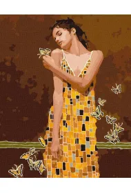 Ideyka Malowanie po numerach - W obj�ciach motyli 40x50cm
