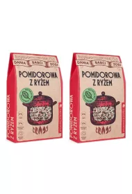 Dania Babci Zosi Zupa pomidorowa z ryem Zestaw 2 x 95 g