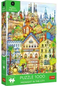 Puzzle 1000 el. O p�nocy w Barcelonie Trefl