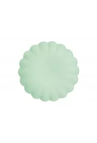 PartyDeco Talerzyki plastikowe sza�wiowe 22x22cm 4 szt