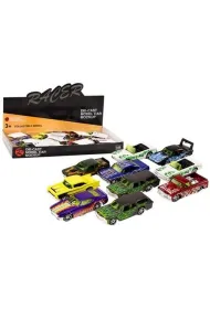 Samoch�d wy�cigowy resorak metalowy 1:64 MIX LeanToys