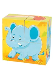 Puzzle Klocki uk�adanki Dzikie zwierz�ta Goki