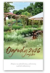 Lucrum Kalendarz 2026 reklamowy Ogrody rajskie