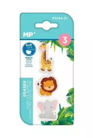 Mp Main Paper Gumka do �cierania Safari 3 szt