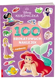 Disney ksiniczka. 100 brokatowych naklejek