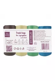 Idea Worki na �mieci do segregacji 35L mix 4 x 20 szt.