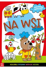 Na wsi. Kolorowe naklejki