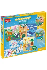Creativ Naklejki geometryczne maxi zwierz�tkaMAPED