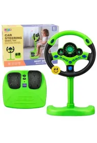 Kierownica interaktywna na stojaku z peda�ami LeanToys
