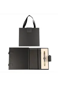 Cresco D�ugopis + notes Elegant premium grafitowo-z�oty