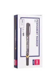 Deli Marker dwustronny do CD czarny 1,0 mm i 0,5 mm