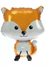 Balon foliowy le�ne zwierz�tka - lisek 48cm