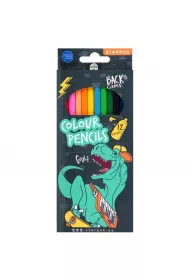 Starpak Kredki o��wkowe Skate Dino 536292 12 szt.