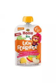 Holle Mus owocowy z napojem ryowym i zboami mango&ananas + owies&komosa ryowa 110 g Bio