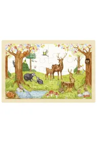 Puzzle Le�na Polana 24 elementy Goki