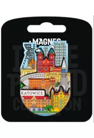 Pan Dragon Magnes I love Poland Katowice ILP-MAG-C-KAT-05