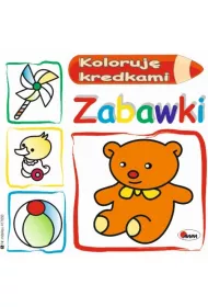 Koloruj� kredkami zabawki