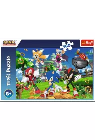 Puzzle 160 el. Sonic i przyjaciele Trefl