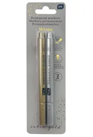 Marker permanentny OKR 2.9 Metal silver/gold 2 szt. Interdruk