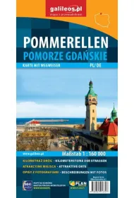 Pomorze Gda�skie. Pommerellen mapa 1:160 000 (wersja niemiecka, nowe wydanie)