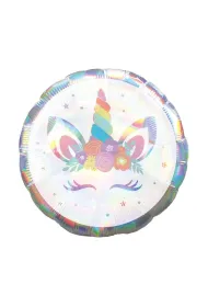 Anagram Balon foliowy Jednoro�ec opalizuj�cy 46cm