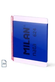 Milan Zeszyt na spirali A4 1918 nieb kratka 80 kartek