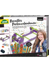 Bransoletek z koralik�w z ramka� do wyplatania Lena
