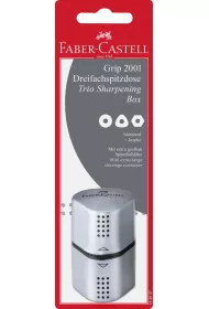 Faber-Castell Temper�wka Grip Trio srebrna