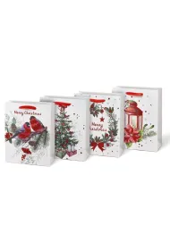 MFP Torebka na prezent bo�onarodzeniowa L LUX V8 mix 225x335x100