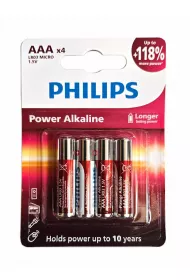 BATERIA LR03 PHILIPS POWER LIFE B/C 4 szt.
