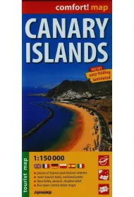 Canary Islands tourist map 1:150 000 laminat