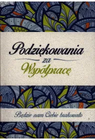 Kukartka Karnet Podzi�kowanie B6 z kopert� PP-1751