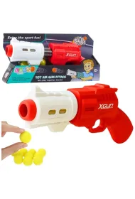 Pistolet na mi�kkie kulki piankowe 6 kulek LeanToys