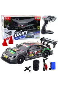 Wy�cig�wka driftowa R/C czarna 30km/h 1:16 LeanToys