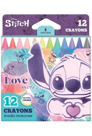 CoolPack KRedki �wiecowe Disney Fashion Stitch Pastel 12 kolor�w