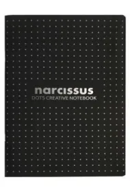 Zeszyt A4 Narcissus czarny kropki, 80g 48 kartek