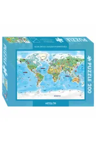 Puzzle 200 �wiat Ma�ego Podr�nika ArtGlob