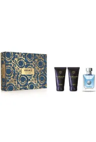 Versace Zestaw Pour Homme Woda toaletowa + Balsam po goleniu + Szampon do wosw 50 ml