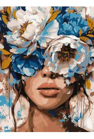 Ideyka Malowanie po numerach - P�atki spojrzenia 30x40cm