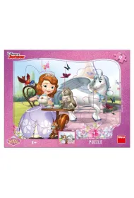 Puzzle ramkowe Jej Wysoko Zosia 12el Dino Toys