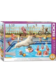 Puzzle 500 el. Crazy pool day by Lucia Heffer Eurographics