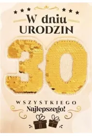 Armin Style KARNET URODZINY 30 B6 Z KOP AS CE-02 FOL
