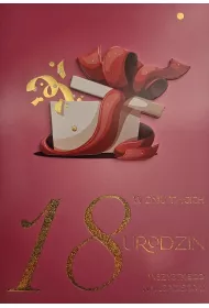 Yeku Karnet Urodziny 18 damskie
