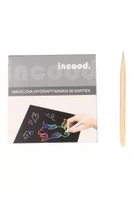 Wydrapywanka t�czowa 8x8cm 50 kartek incood.