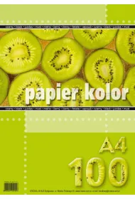 Kreska Papier kolor A4 80g/m2 czerwony op. 100 ark. 100 szt.